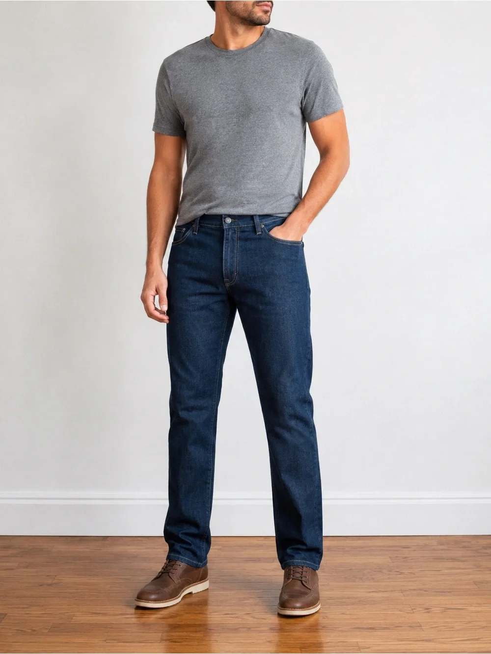 34 Heritage Charisma Jeans Men’s 34x34 Dark Wash Comfort Stretch Straight Leg